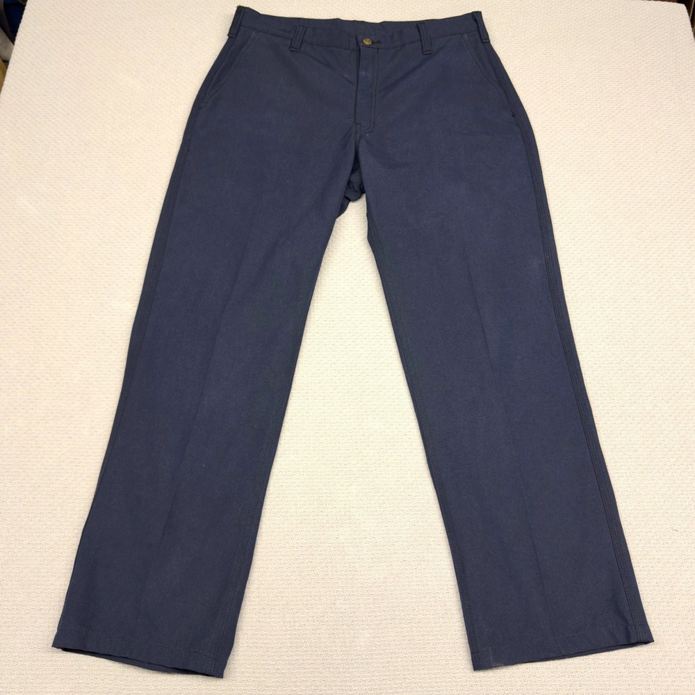 Workrite Fire Service FR Pants 34x30 Navy Blue Nomex IIIA Flame Resistant Work